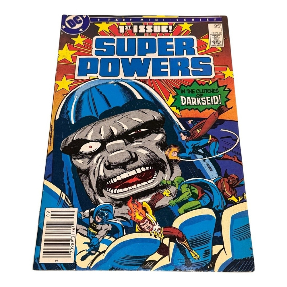 Vintage 1985 DC Super Powers 1st Issue Comic Book Darkseid Batman Superman